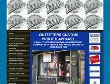 Tablet Screenshot of outfitterstshirts.com